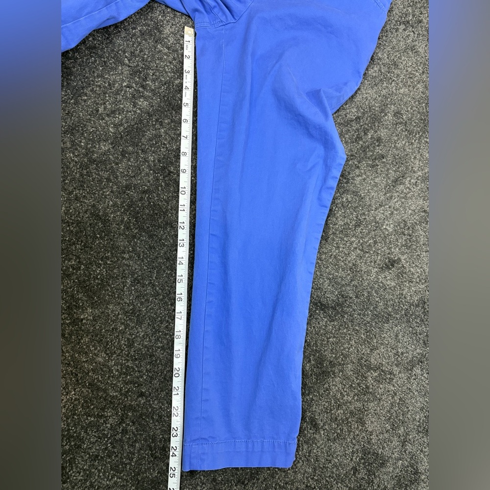 Talbots The Perfect Crop pant size 6 in periwinkle - Picture 6 of 9
